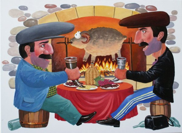 Грузин карикатура