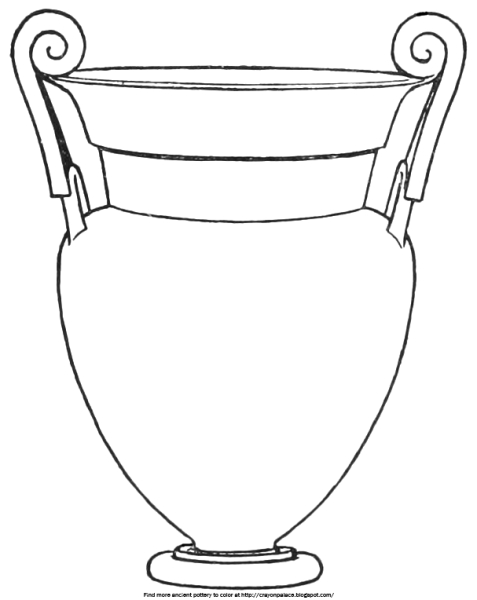 Контур греческой вазы