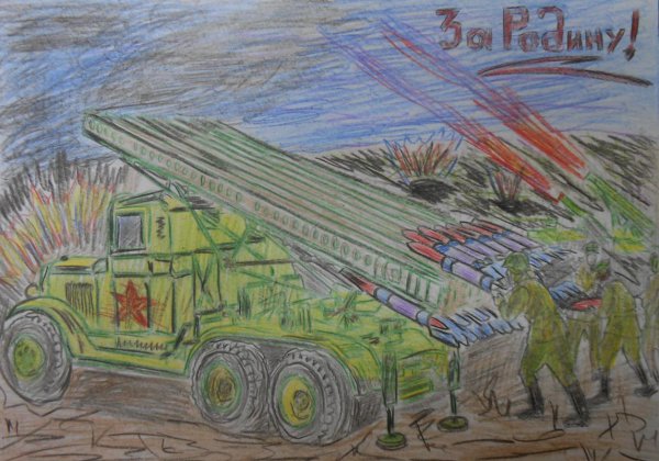Детские рисунки на военную тему