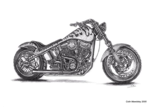 Арт карандашом машины