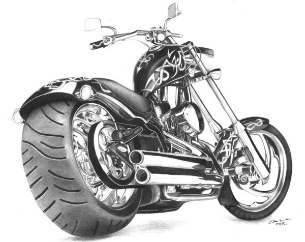 Мотоцикл Графика