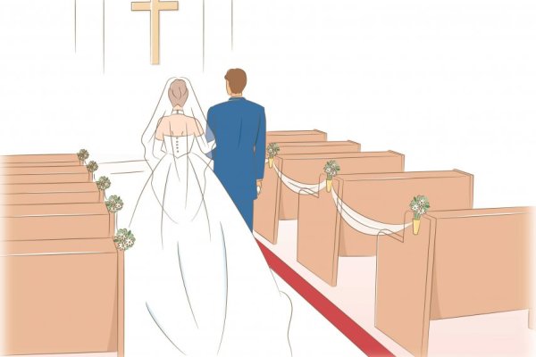 Как нарисовать венчание легко