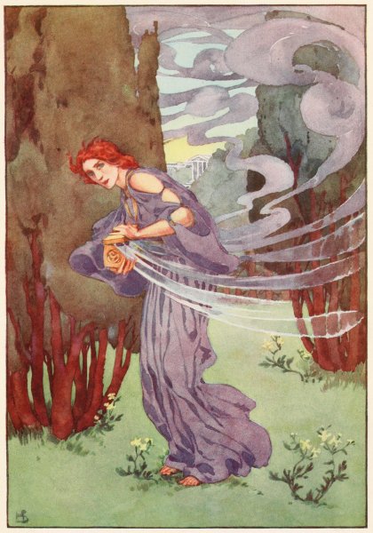 Мифы древней Греции ящик Пандоры