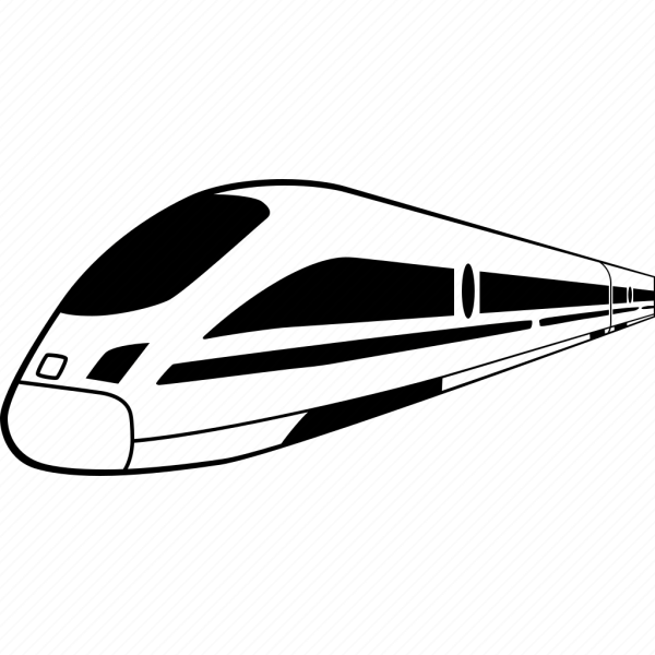 Поезд скоростной раскраска сбоку