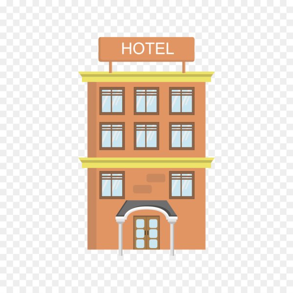 Нарисовать отель