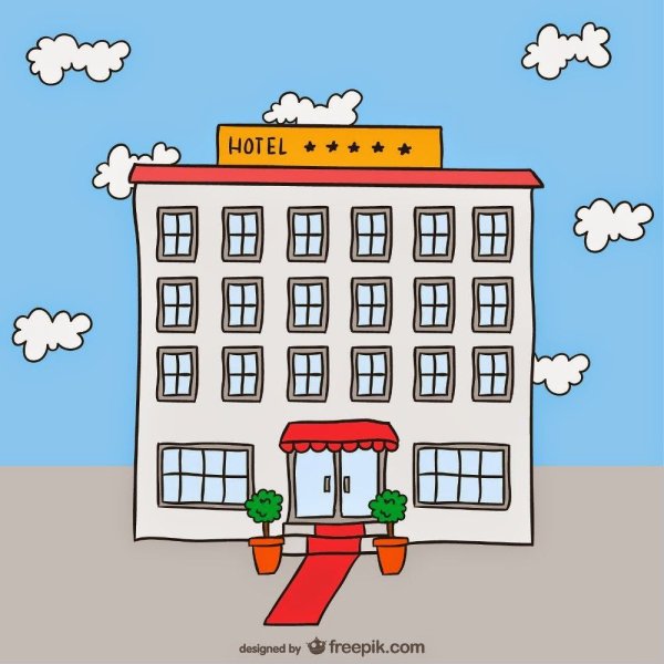 Отель рисунок