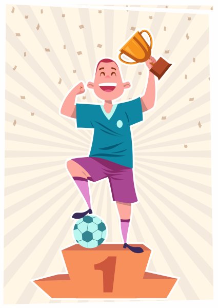 Чемпион мультяшный