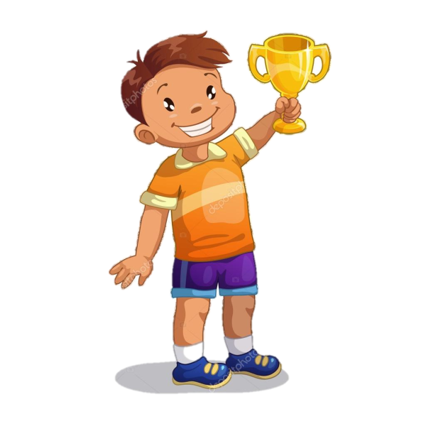 Мальчик спортсмен с Кубком
