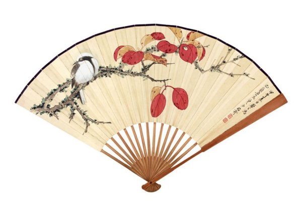 Рисование японского веера