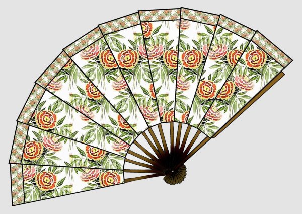 Японский веер вектор