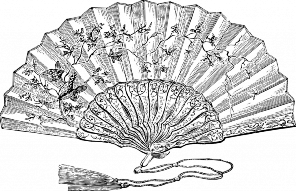 Веер в китайском стиле