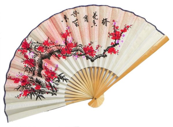 Японский веер с сакурой
