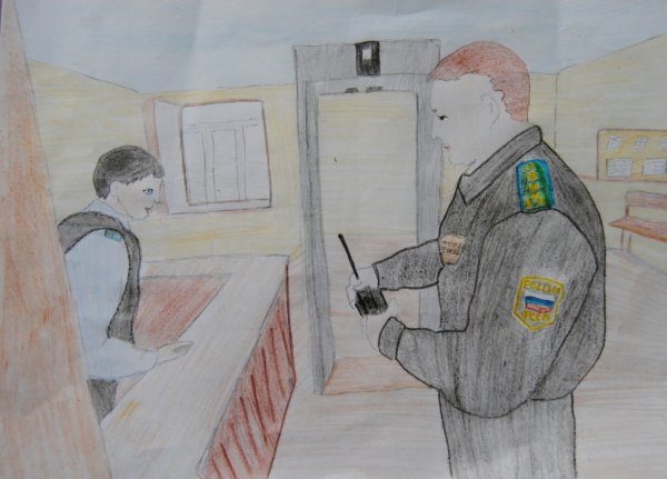 Судебные приставы глазами детей рисунки