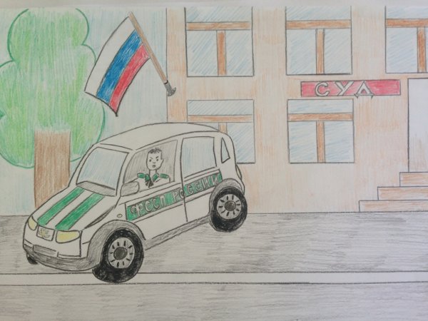 Судебный пристав карикатура