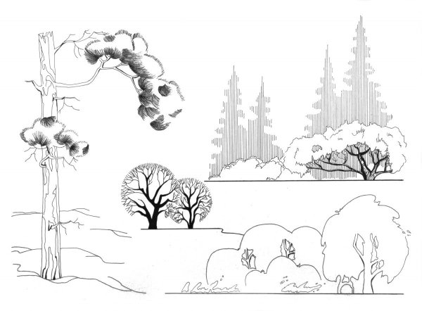 Архитектурная Графика антураж и стаффаж