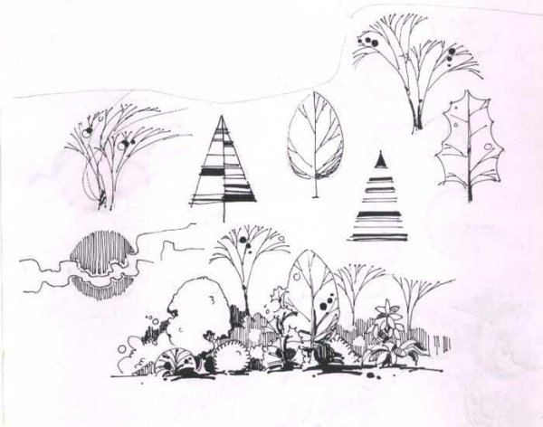 Антураж стаффаж кусты