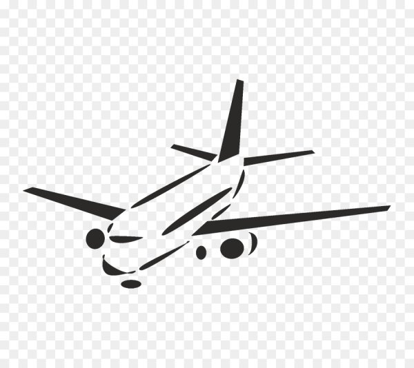 Силуэт самолета