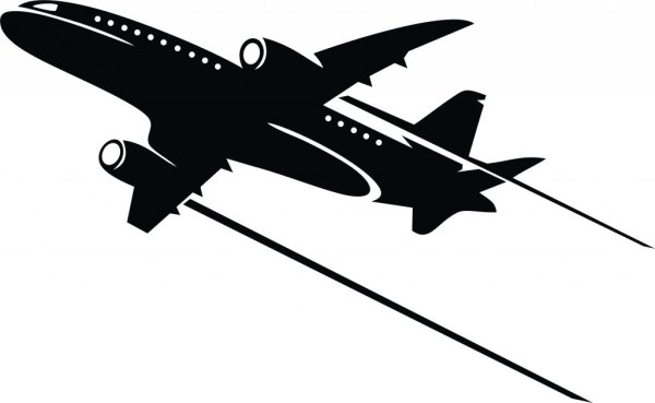 Силуэт самолета