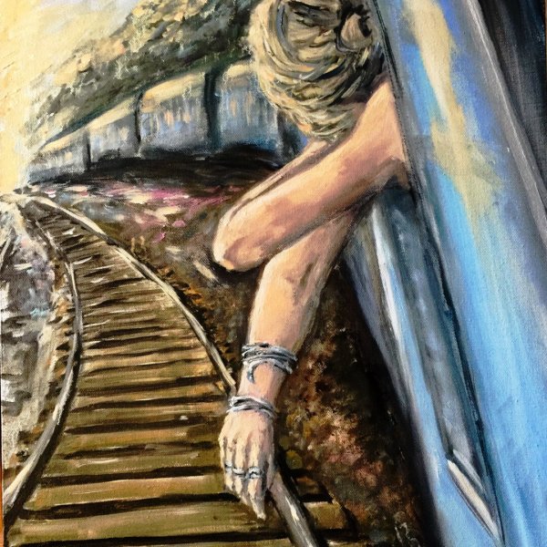 Люди на остановке зарисовки