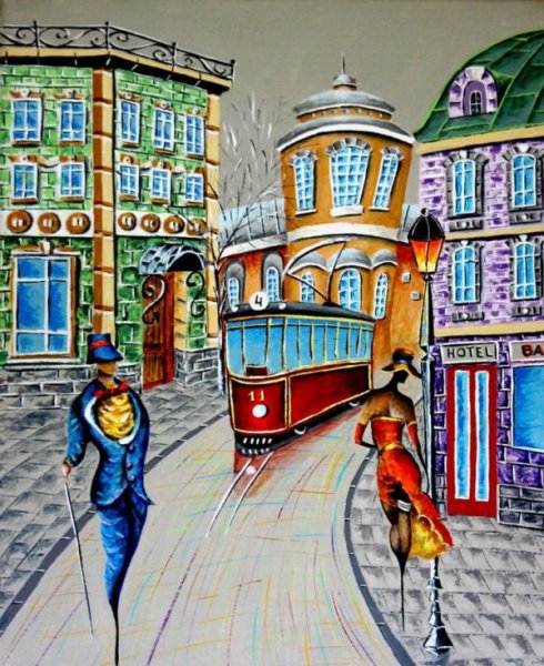 Мужчина и женщина осень