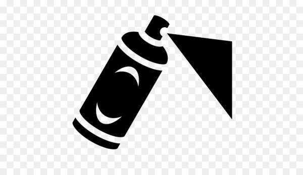 Баллончик с краской без фона