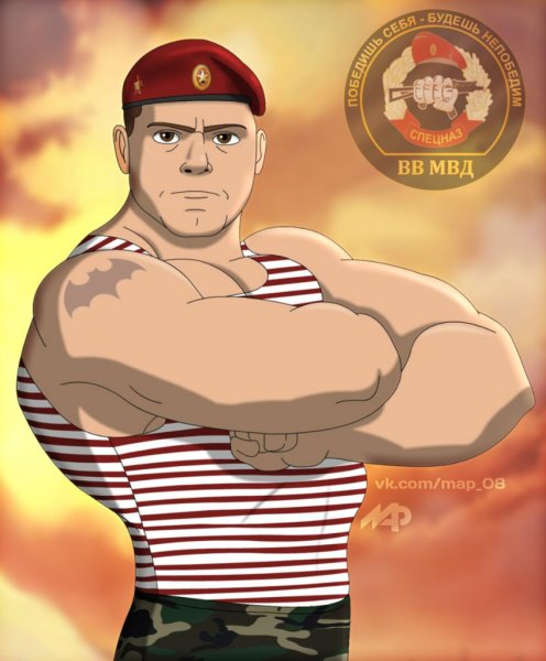 Краповый берет арт