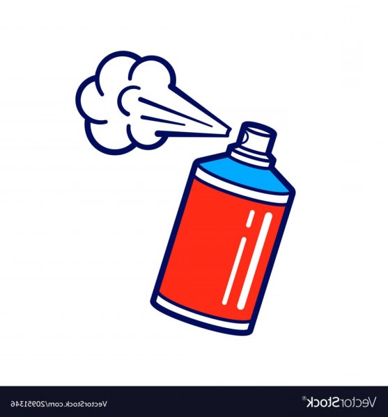 Баллончик с краской вектор