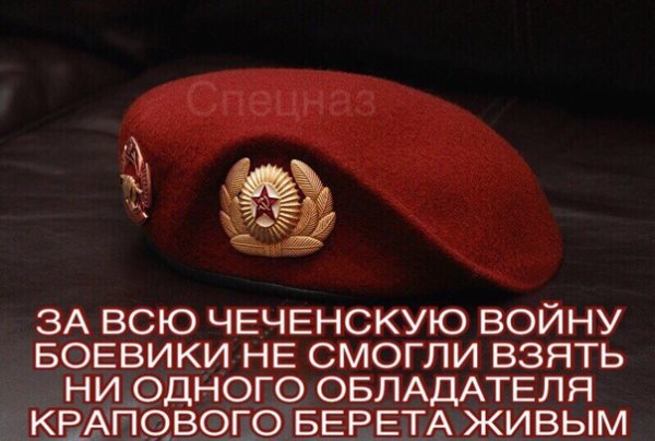 Обладатель крапового берета