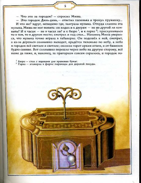 Музыкальная шкатулка город в табакерке