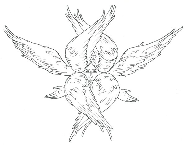 Серафим Херувим прорись