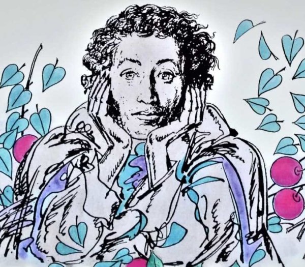 Автопортрет Пушкина 1829 года