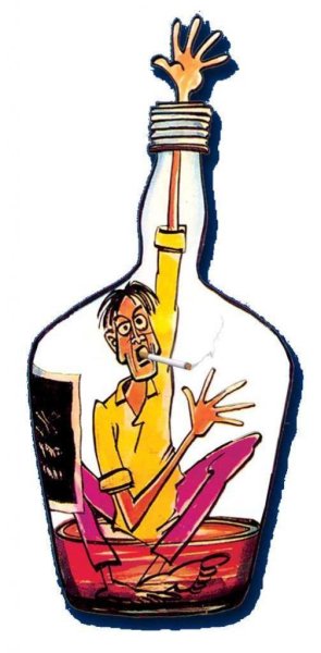 Алкоголизм иллюстрации