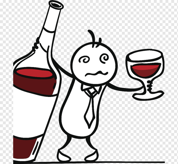 Нарисованный алкоголь