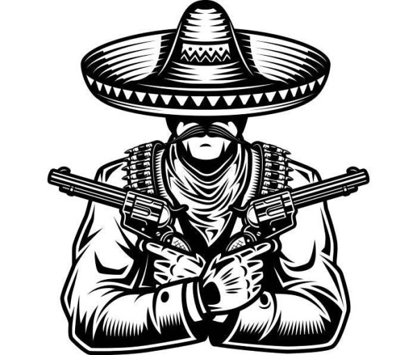 Мультяшный бандит