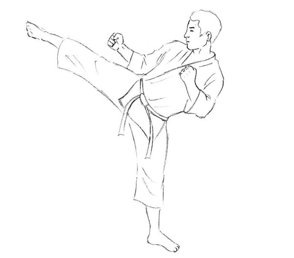 Джиу джитсу вектор