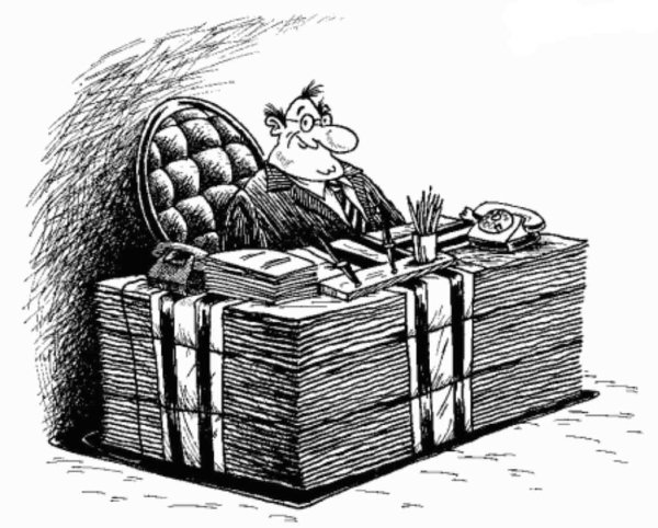 Чиновник карикатура