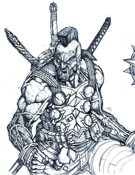 Раскраска боги древней Греции Арес