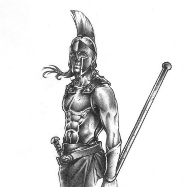 Рисунок Ареса Бога войны