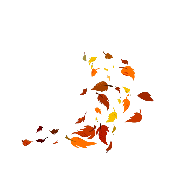 Листья летят