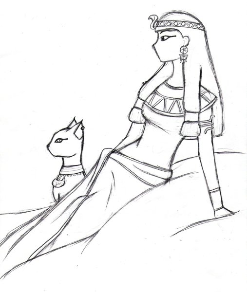 Одежда египтян для срисовки