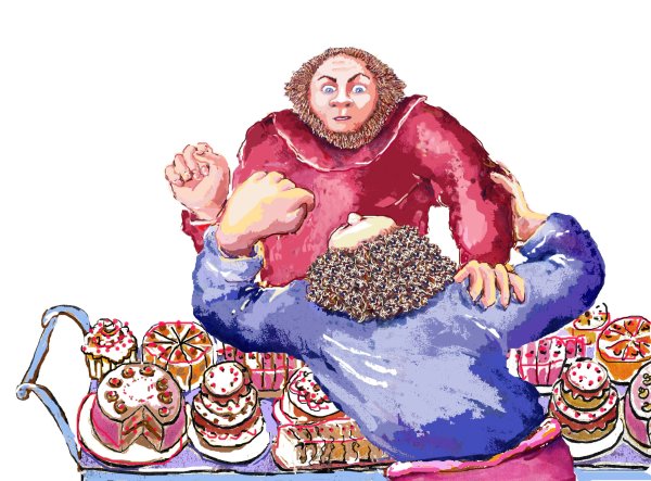 Жадность иллюстрация