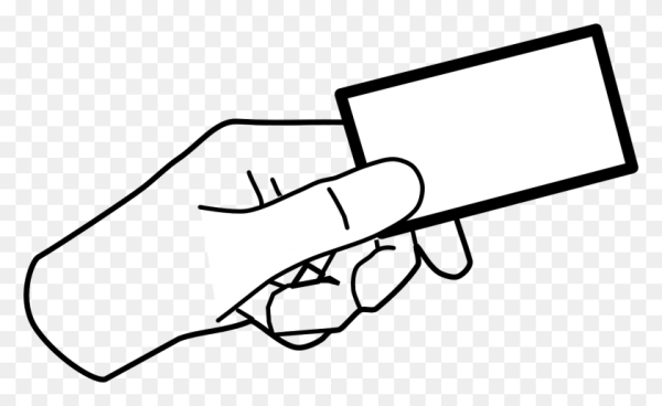 Рука держит