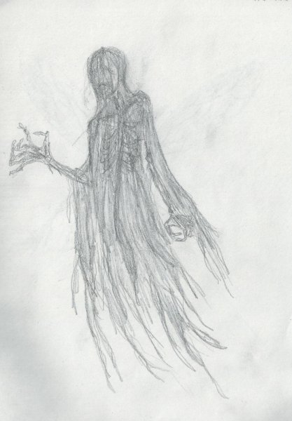 Дементор из Гарри Поттера рисунок