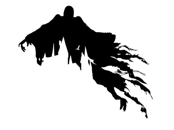 Рисунок дементора из Гарри Поттера