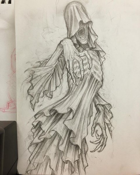 Гарри Поттер диментры раскраска