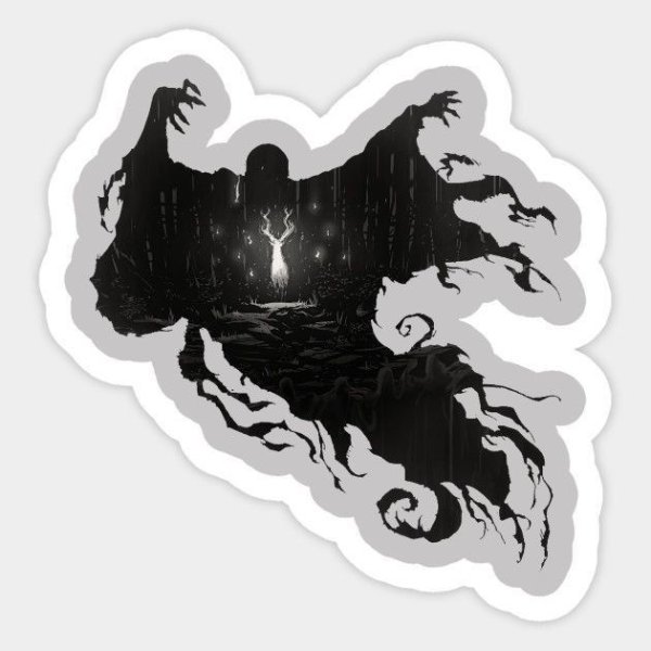 Дементор из Гарри Поттера стикер