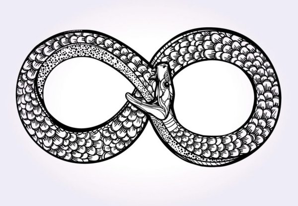 Уроборос змея бесконечность