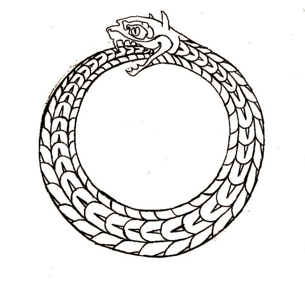 Змей Уроборос дракон