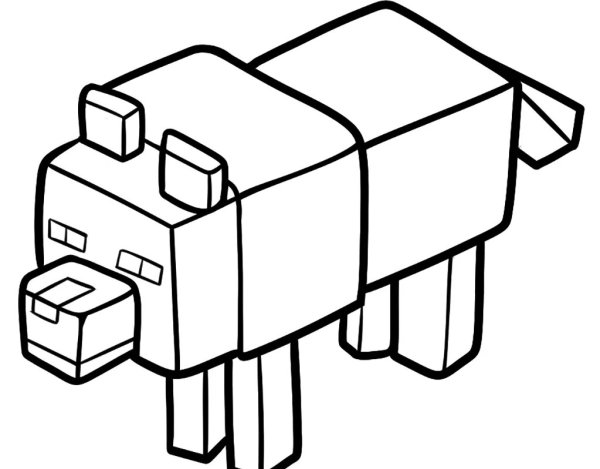 Раскраска майнкрафт