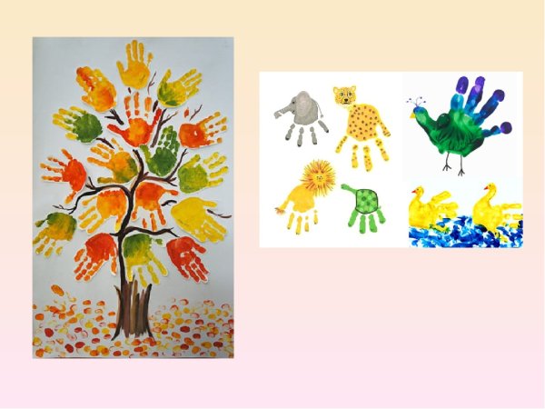 Рисование пальцами и ладошками